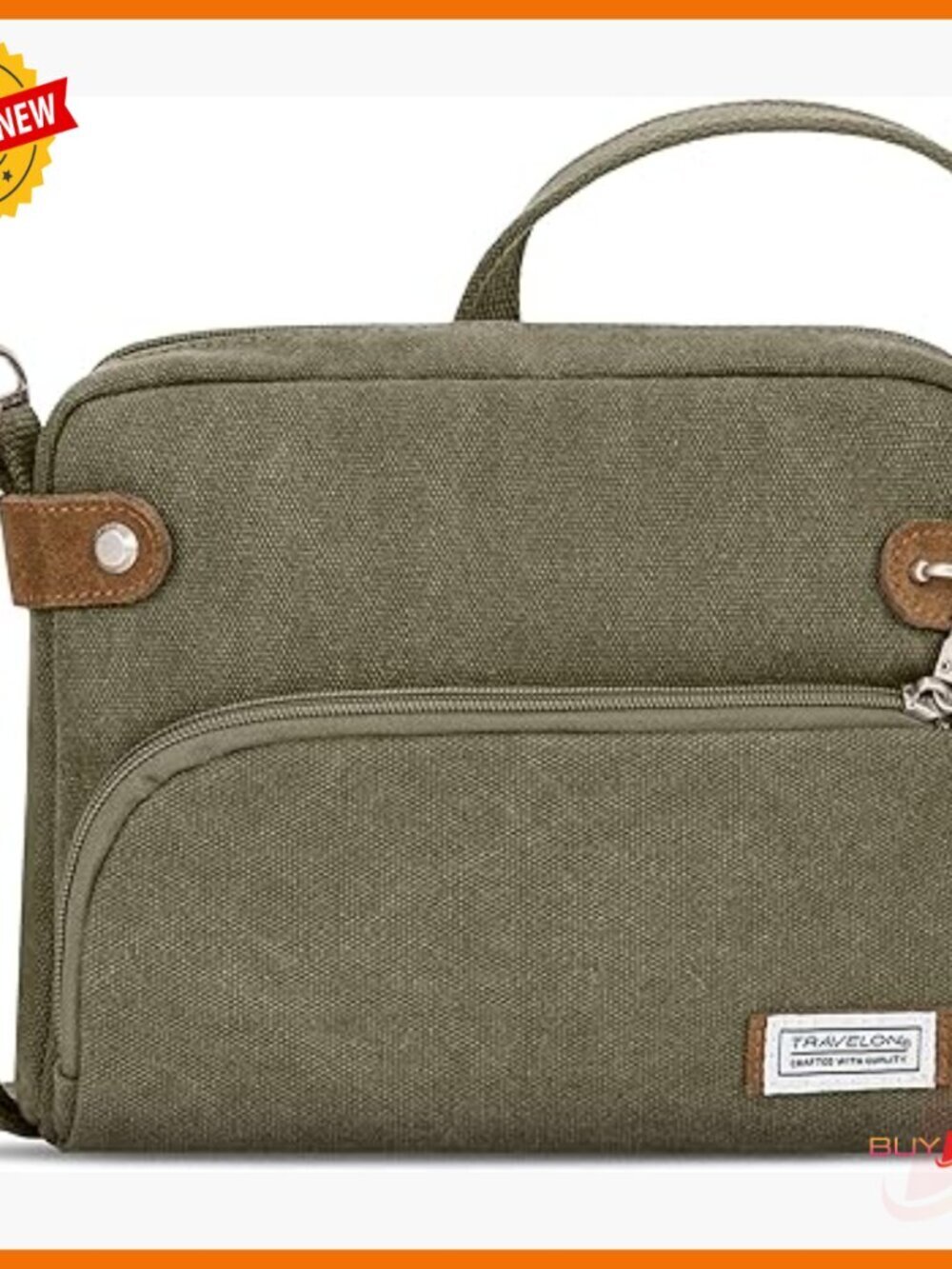 Small Anti-Theft Crossbody Bag with RFID Protection, Adjustable Strap